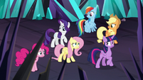 Mane Six trapped in the cave S9E2