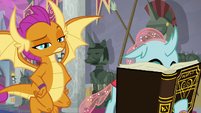 Ocellus with her nose in a book S8E15