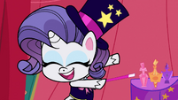 Rarity beckons main five to the stage PLS1E9b