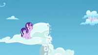 Starlight sees part of the cloud fall down S5E26