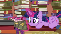 Twilight Sparkle reading S4E09