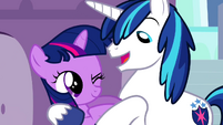 Twilight and Shining Armor.