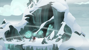 Cave entrance at Mt. Everhoof summit S9E8