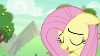 Fluttershy sighing with relief S8E23