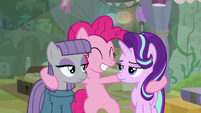 Pinkie joyful; Maud and Starlight annoyed S7E4