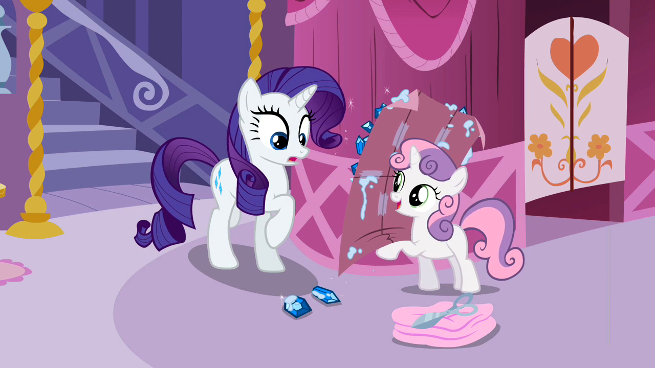 my little pony friendship is magic rarity and sweetie belle