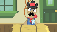 Sheriff Silverstar in a nervous sweat S1E21