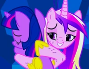 El reencuentro de Twilight y la verdadera Cadance.