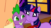 Twilight Hugs Spike S2E3