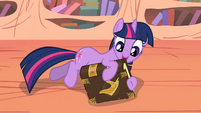 Twilight glad to find Elements book back in her hooves S2E02