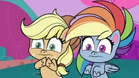 Applejack and Rainbow very worried PLS1E8a.png (791 KB)