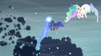 Luna clearing the storm clouds S6E2