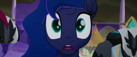 Luna watching her sister's petrification MLPTM