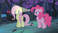 Pinkie Pie showing light at Fluttershy S04E07