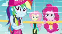 Rainbow, Fluttershy, and Pinkie still skeptical EGFF