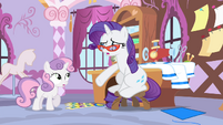 Rarity "I'm behind as it is!" S4E19