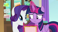 Rarity "I didn't use the school funds" S8E16