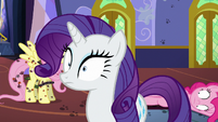 Rarity entranced and noticing something S6E21