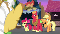 "I'm Applejack, and this here's Big McIntosh."