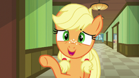 Young Applejack "well, you're in luck" S6E23