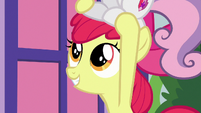 Apple Bloom with wide, excited eyes S8E12