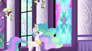 Celestia 'Spike brought Cadance the crystal heart' S3E2