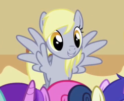 Derpy My Little Pony Friendship Is Magic Wiki Fandom - derpy hooves in a bag mlp requested roblox
