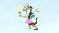 Discord lamp with blue background S4E22