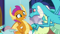 Ember pleading with Smolder S8E2