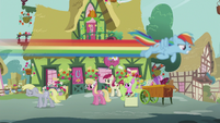 Eh, everypony knows it's just another usual day in Ponyville.