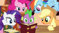 Rarity & Rainbow Dash listening S3E5