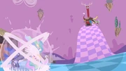 Celestia y Luna vs. Discord.