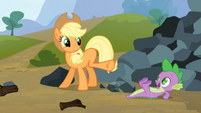 Spike saves Applejack 14 S3E09