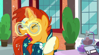 Sunburst coughing violently again S8E8