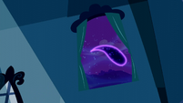 Tantabus escapes through a window S5E13