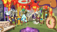 Discord's duplicates waiting for his orders S7E12