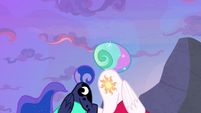 Luna and Celestia present cutie marks S9E13