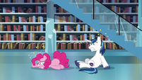 Pinkie Pie and Shining Armor feeling dizzy S6E2