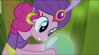 Pinkie Pie looking at the crystal ball S2E20