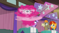 Pinkie Pie spinning around fast S9E16