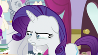 Rarity starts to get teary-eyed S7E6