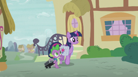 Spike asking about Starlight Glimmer S5E25