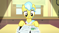 Dr. Fauna opening files on Tank S7E23