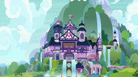 Exterior view of the School of Friendship S8E2