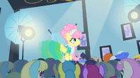 Fluttershy on the catwalk 2 S1E20