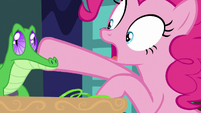 Pinkie Pie "a pie-hating evil queen?" S7E23