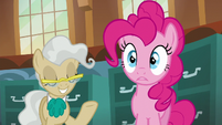 Pinkie Pie heard Mayor Mare S5E19