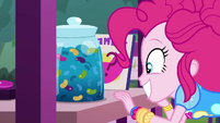 Pinkie Pie looks at jellybeans in a jar EGSBP