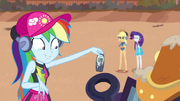 Rainbow Dash holding an old cellphone EGDS15