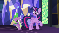 Spike offers to take over Twilight's work S7E22